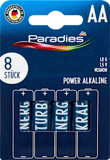 Batterien AA Power Alkaline Paradies
