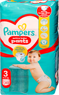 Bugyipelenka Jumbo pack, 3-as méret, 6-11 kg Pampers active baby