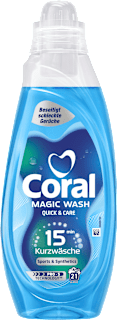Waschmittel Flüssig Magic Wash Quick & Care Coral