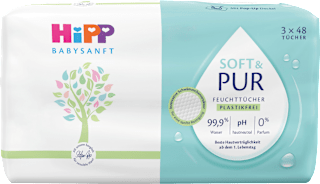 Feuchttücher Soft & Pur 3x48 St. HiPP Babysanft