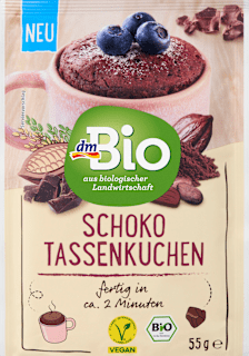 Backmischung Schoko Tassenkuchen dmBio