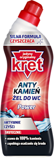 Żel do WC Anty Kamień Power kret