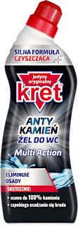 Żel do WC Anty Kamień Multi Action  kret