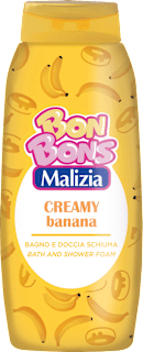 Bagno e docciaschiuma Creamy banana BON BONS Malizia