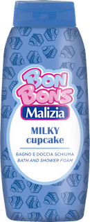 Bagno e doccia schiuma milky cupcake BON BONS Malizia