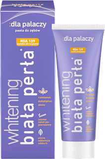 Pasta do zębów dla palaczy Whitening biała perła