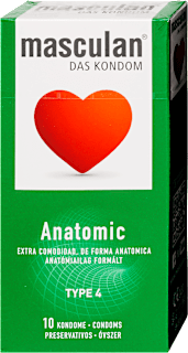 Óvszer anatómiailag formázott Masculan