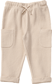 Jogginghose mit Waffel-Struktur, beige, Gr. 86 ALANA