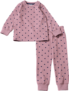 Schlafanzug Pro Climate mit Herz-Muster, lila, Gr. 104 ALANA