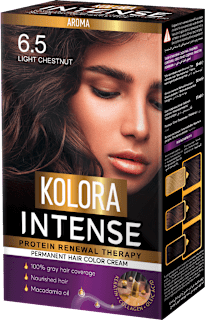 Боя за коса Protein Renewal Therapy, Nr. 6.5 Light Chestnut KOLORA INTENSE