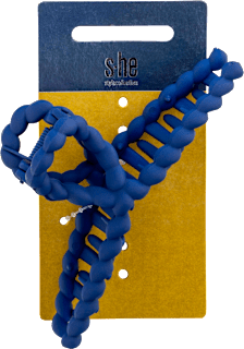 Haarklammer Loop blau s-he stylecollection
