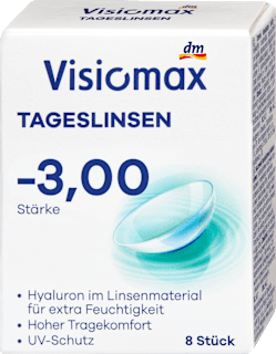 kontaktní čočky denní -3,00 DP visiomax