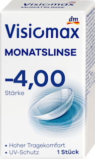 kontaktní čočky měsíční -4,00 DP visiomax