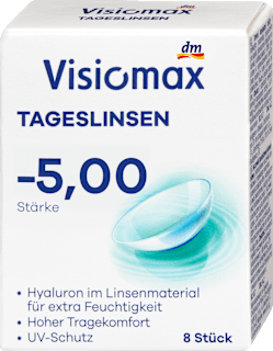 Dnevne kontaktne leče, dioptrija -5,00 visiomax