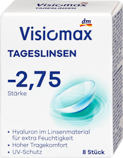 kontaktní čočky denní -2,75 DP visiomax
