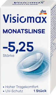 kontaktní čočky měsíční -5,25 DP visiomax