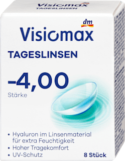 Soczewki jednodniowe -4,00 VISIOMAX