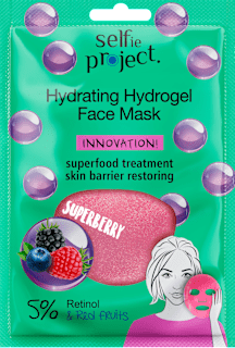 Hidrogelna maska za obraz Hydrating Selfie Project