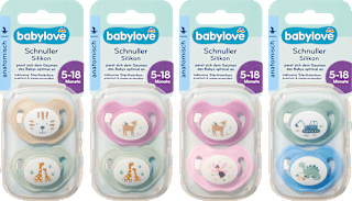Succhietto anatomico in silicone, 5-18 mesi, assort. babylove