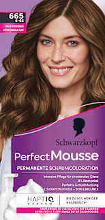 Permanente Schaumcoloration - Nr. 665 Helles Schokobraun Schwarzkopf Perfect Mousse