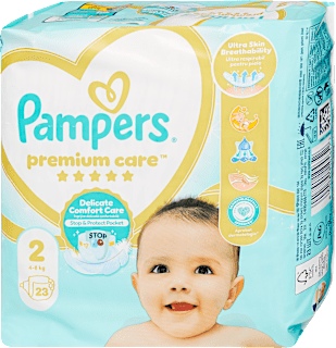 Pelenka mini, 2-es méret, 4-8kg Pampers Premium Care