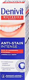 Fogfehérítő krém Anti-Stain Intense Denivit