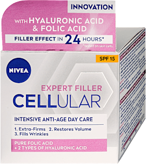 Nappali arckrém Hyaluron Cellular Filler, feszesítő NIVEA
