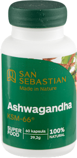 Ashwagandha KSM-66® kapsule San Sebastian