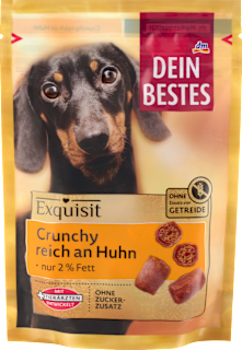 křupavý snack pro psy s kuřecím masem Dein Bestes