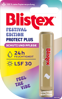 Lippenpflege Protect Plus Schutz und Pflege Festival Edition  Blistex