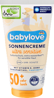 Sonnencreme Baby ultra sensitive LSF 50+ babylove