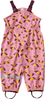 Regenhose mit Schirm-Muster, rosa, Gr. 86/92 PUSBLU