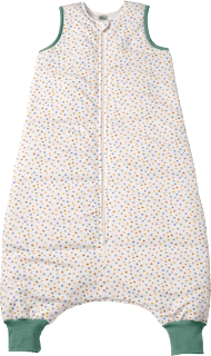 Schlafsack mit Beinen 3 TOG mit Punkte-Muster, grün,  110 cm ALANA