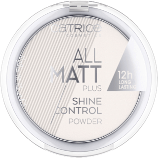 All Matt Plus Shine Control pudră compactă 001 Universal CATRICE