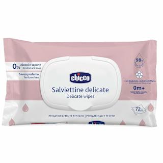 Șervețele umede fără alcool&săpun Chicco