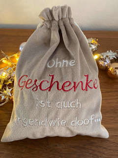 Samtsäckchen beige Dekorieren & Einrichten