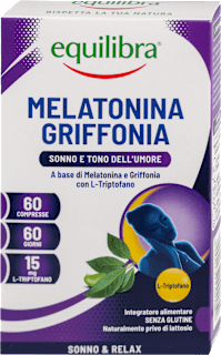 MELATONIN + GRIFFONIA tablete equilibra
