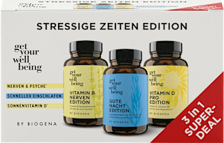 Stressige Zeiten Edition Kapseln Bundle 3 x 60 St get your well being BY BIOGENA