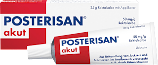 POSTERISAN akut 50mg/g Rektalsalbe POSTERISAN