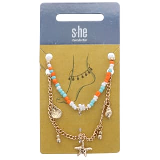 Fußkette-Set gold mit Seestern s-he stylecollection