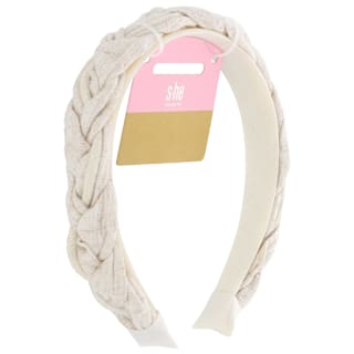 Haarreif Beige geflochten s-he stylecollection