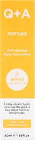 Crema solare quotidiana antietà Peptide SPF50 Q+A