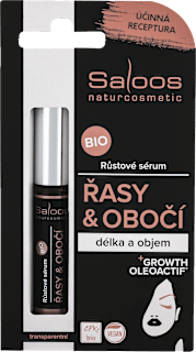 BIO růstové sérum na řasy a obočí Saloos