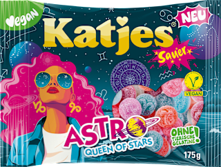 Fruchtgummi sauer Astro Queen of Stars Katjes