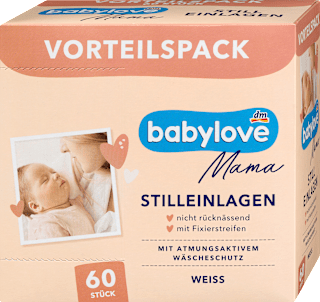 Prsné vložky Mama - biele babylove Mama