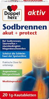Sodbrennen akut + protect Kautabletten Doppelherz