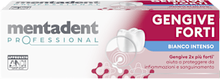 Dentifricio gengive forti bianco intenso  mentadent