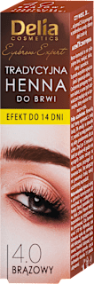 Henna tradycyjna do brwi 4.0 brązowy Delia COSMETICS