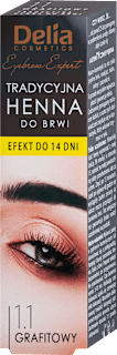 Henna tradycyjna do brwi 1.1 grafitowy Delia COSMETICS