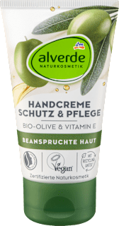 Védő és ápoló kézkrém bio olívával és E-vitaminnal, igénybevett bőrre alverde NATURKOSMETIK